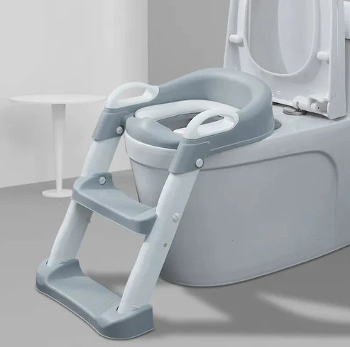 The-Potty-Alone Adjustable Soft Toilet Ladder